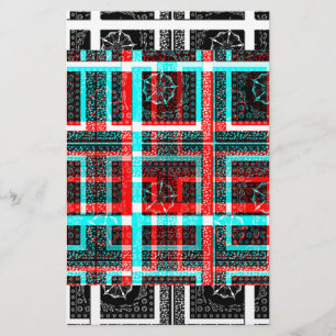 Farbiges quadratisches Labyrinth geometrisches Sch