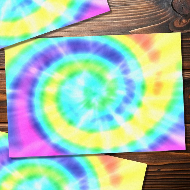 Farbiges Rainbow-Gefärbte Krawatten-Hippie-Tissue- Seidenpapier (trippy hippie tie dye tissue paper just for you)