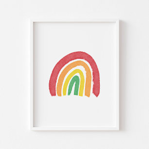 Farbiges Regenbogenposter Poster