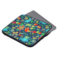 Farbiges Retro-Blumenmuster