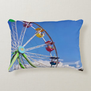 Farbiges Riesenrad Dekokissen