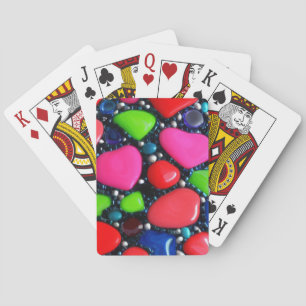 Farbiges Rockdesign Spielkarten
