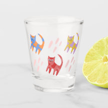 Farbiges Schießglas