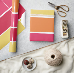 Farbiges Schleifpapier Geschenkpapier