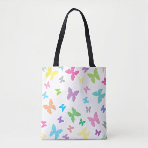 Farbiges Schmetterlingsmuster Tasche
