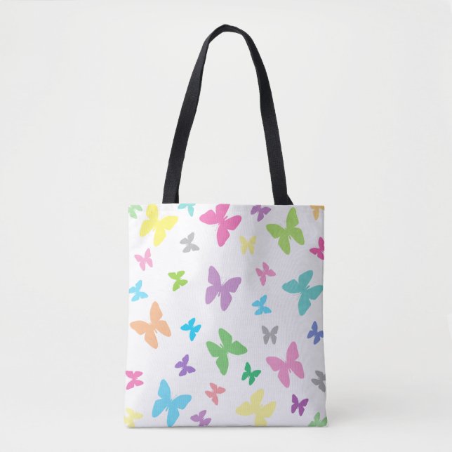 Farbiges Schmetterlingsmuster Tasche (Vorderseite)