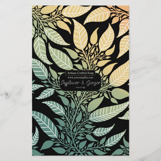 Farbiges Seifendesign-Seifenspulpapier (Vorderseite)