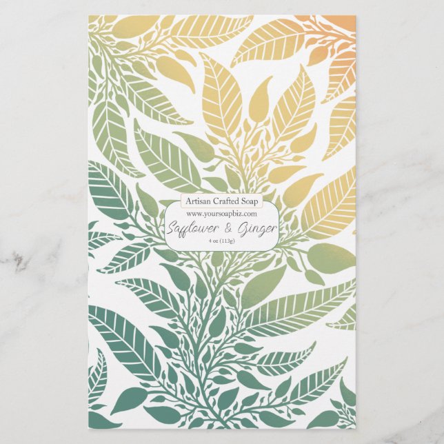 Farbiges Seifendesign-Seifenspulpapier (Vorderseite)