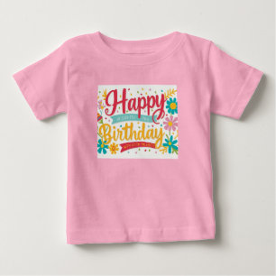 Farbiges Shirt zum Geburtstag für Kinder
