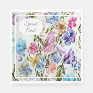 Farbiges Special Event Whimsisches Party Serviette