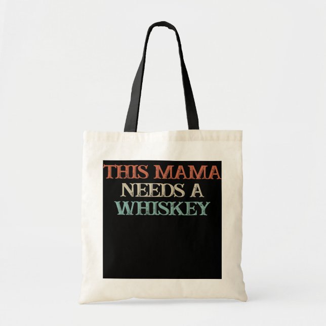 Farbiges Sprichwort Diese Mama braucht einen Whisk Tragetasche (Vorne)