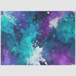 Farbiges Spritzer Paint Art Tissue Paper Seidenpapier