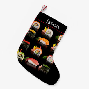 farbiges Sushi-Foto Kleiner Weihnachtsstrumpf