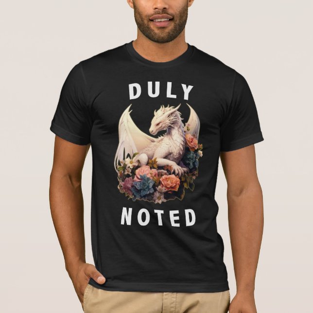 Farbiges T-Shirt - Weißer Text (Vorderseite)
