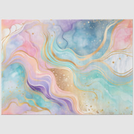 Farbiges Tissue (Tissue) aus Marmorfarben Seidenpapier