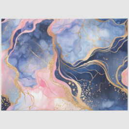 Farbiges Tissue (Tissue) aus Marmorfarben Seidenpapier