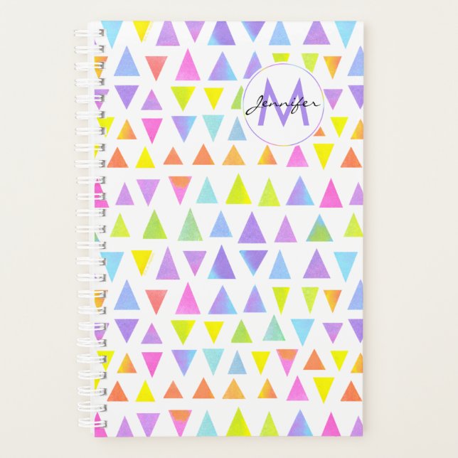 Farbiges Triangle-Farbmuster Planer (Vorderseite)