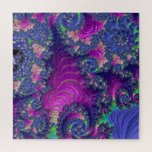 Farbiges Trippy Boho Jewel Tone Rainbow Fraktal