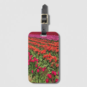 Farbiges Tulip Field, Oregon Gepäckanhänger