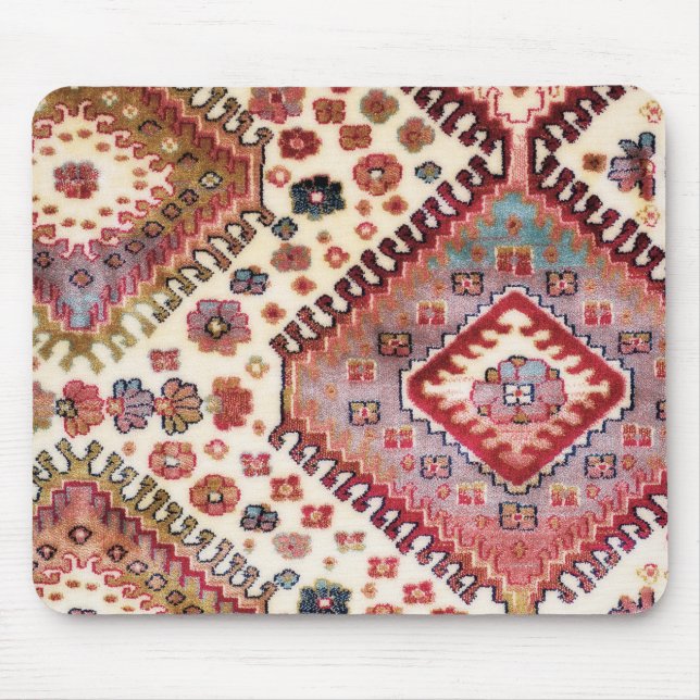 Farbiges Vintage-Teppich-Mauspad Mousepad (Vorne)