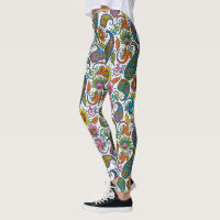 Farbiges Vintages Blumenpaisley
