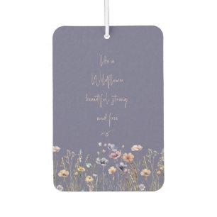 Farbiges Wasserfarben-Wildblumen-Auftragnehmer Autolufterfrischer