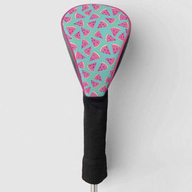 Farbiges Wassermelonmuster Golf Headcover (Vorderseite)