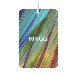 Farbiges WAVY Design in Blau und Aquamarin Autolufterfrischer