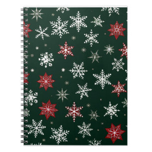 Farbiges Weihnachtsnotizbuch – Festliches Winterde Notizblock