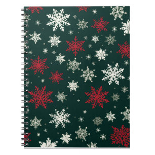 Farbiges Weihnachtsnotizbuch – Festliches Winterde Notizblock