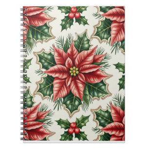 Farbiges Weihnachtsnotizbuch – Festliches Winterde Notizblock