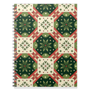 Farbiges Weihnachtsnotizbuch – Festliches Winterde Notizblock