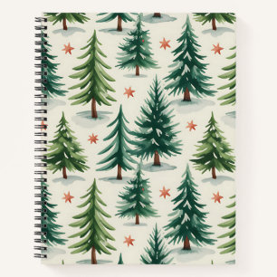 Farbiges Weihnachtsnotizbuch – Festliches Winterde Notizbuch