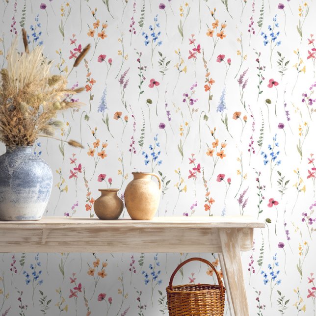 Farbiges Wildblume Muster ID1047 Tapete (Von Creator hochgeladen)