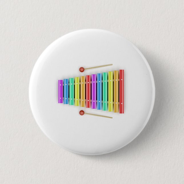 Farbiges Xylophon mit Paletten Button (Vorderseite)