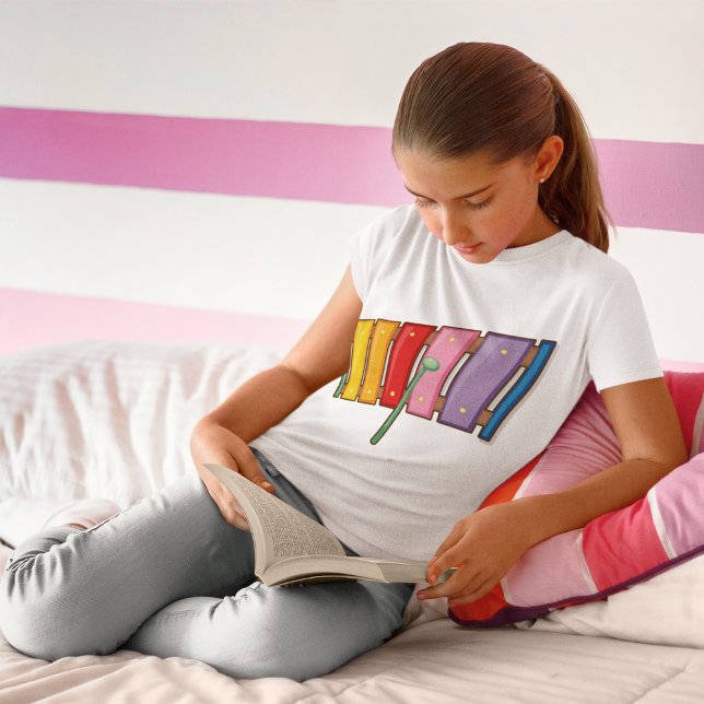 Farbiges Xylophon T-Shirt (Von Creator hochgeladen)