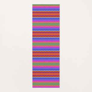 Farbiges Zickzack-Muster-Yogamatte Yogamatte