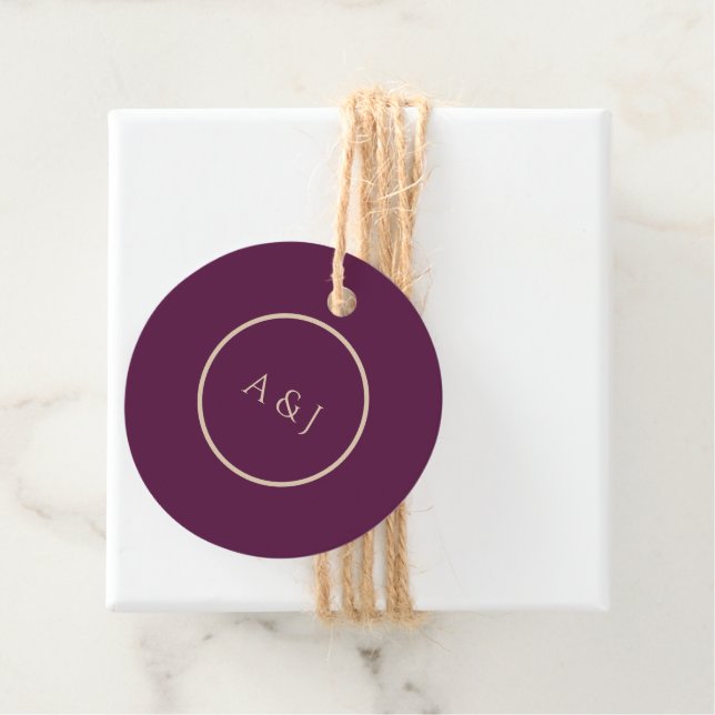 Farbintensive Blumengestaltung Geschenkanhänger (Beispiel)
