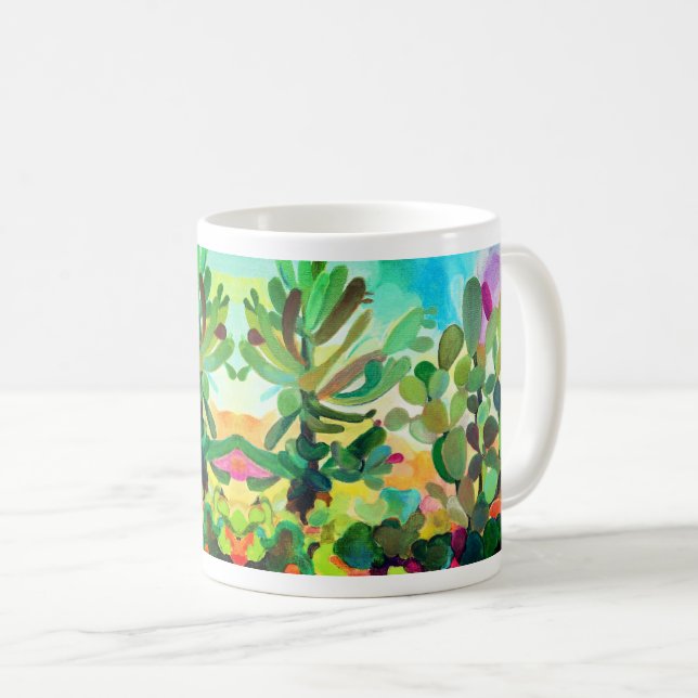 Farbkakteen Kaffeetasse (VorderseiteRechts)