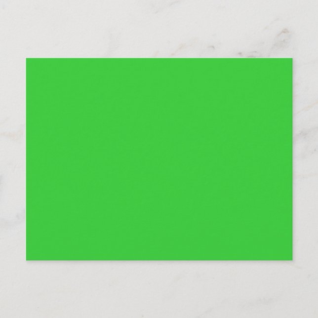 Farbkalk grün postkarte (Vorderseite)
