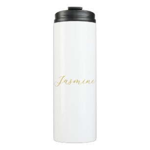 Farbkalligrafie Beruflicher Individuelle Name Thermosbecher