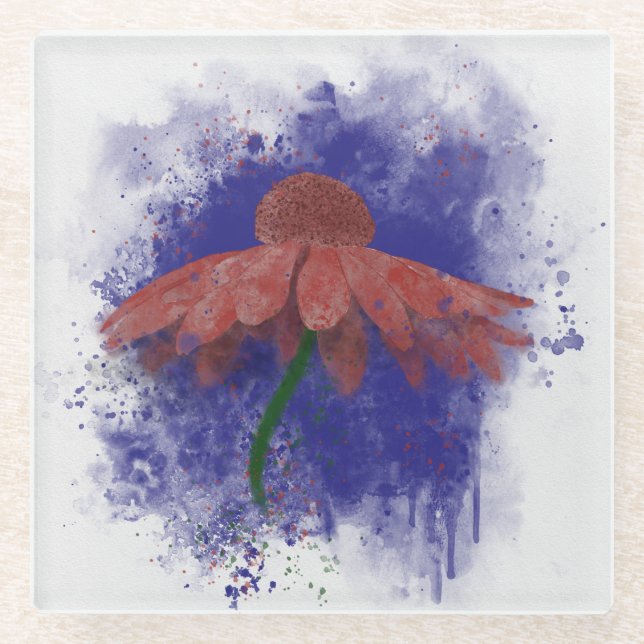 Farbkanal Glasuntersetzer (Vorderseite)