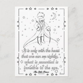 Farbkarte Kleiner Prinz Postkarte