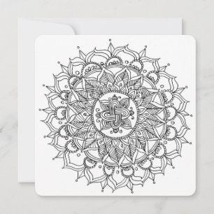 Farbkarte Mandala durch Harmonie