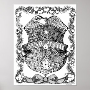 Farbkarton "In the Line of Duty" Poster