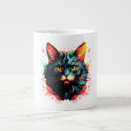 Farbkatze Jumbo-Tasse