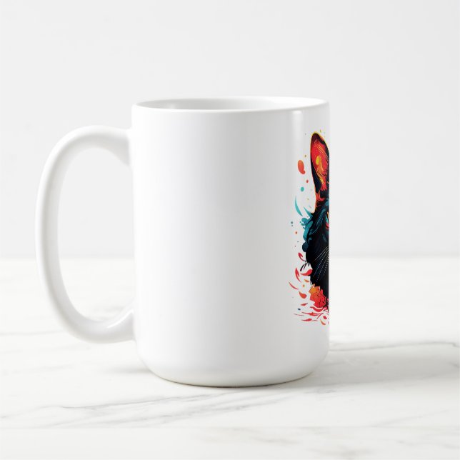 FARBKATZE KAFFEETASSE (Links)
