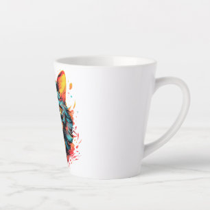 Farbkatze Milchtasse