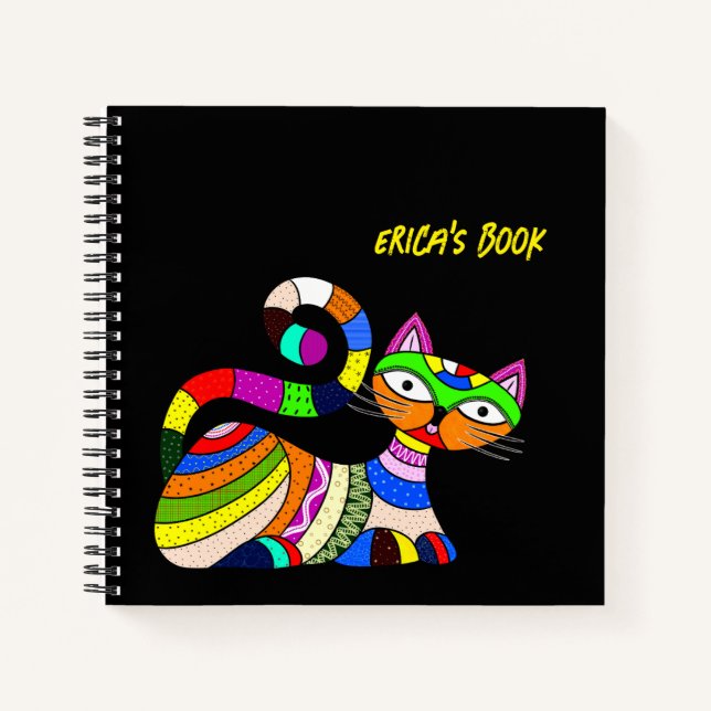 Farbkatze Notizbuch (Vorderseite)