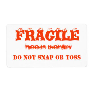 Farbkennzeichnung für fragile Orange